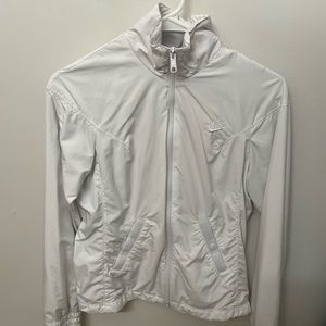 White Nike Windbreaker